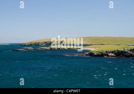 La Scozia, isole Shetland, Isola di Bressay. Foto Stock