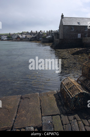 St Margaret speranza lungomare Sud Ronaldsay Isole Orcadi Scozia Maggio 2011 Foto Stock