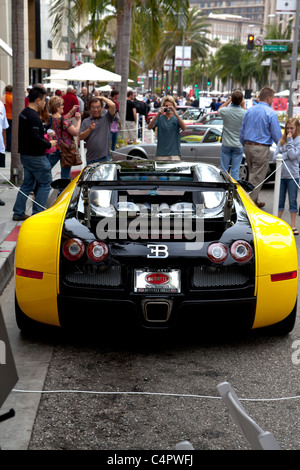 Una Bugatti Veyron al 2011 Rodeo Drive Concours in Beverly Hills California Foto Stock