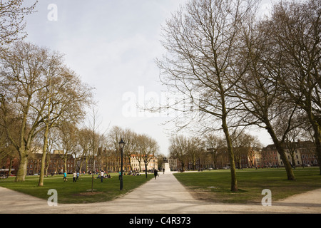 Queen Square Bristol Avon Foto Stock