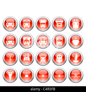 Vettore Collezione di diversi temi musicali icone Foto Stock