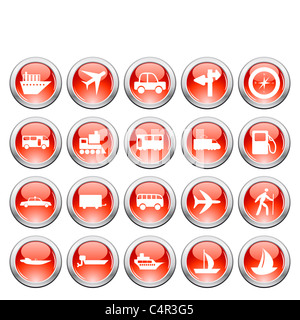 Vettore Collezione di diversi temi musicali icone Foto Stock