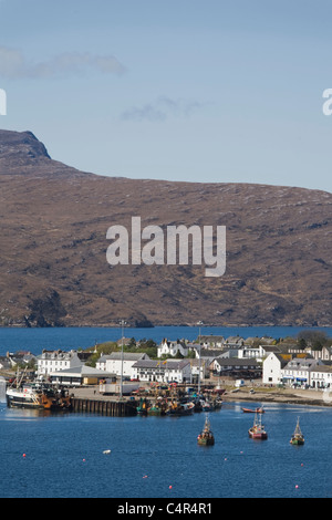 Ullapool, Wester Ross, altipiani, Scozia Foto Stock