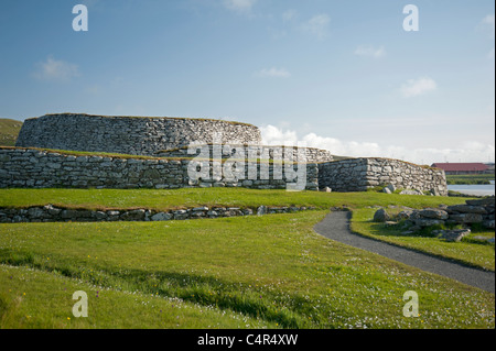 Clickimin Broch e insediamento, Lerwick, isole Shetland, Scozia. Regno Unito. SCO 7275 Foto Stock