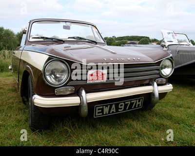 Classic trionfo, Bude car show, Cornwall, Regno Unito Foto Stock