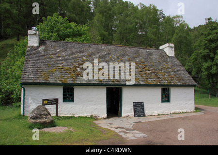 Loch un Eilein Visitor Center, Rothiemurchus, Scozia Foto Stock