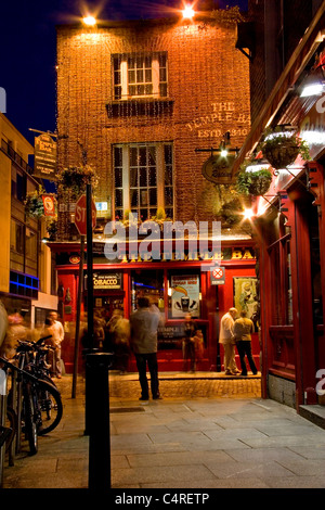 Popolare quartiere di Temple Bar di Dublino, County Dublin, Irlanda Foto Stock