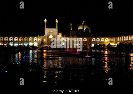 Emam moschea in piazza Emam, Isfahan, Iran Foto Stock