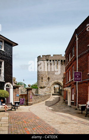 Il castello di Lewes, nel Sussex Foto Stock