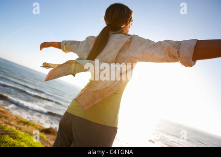Donna, Point Loma, San Diego, San Diego County, California, Stati Uniti d'America Foto Stock