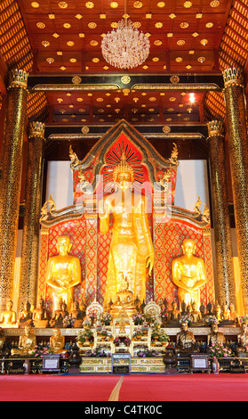 Wat Chedi Luang tempio in Chiang Mai Thailandia Foto Stock