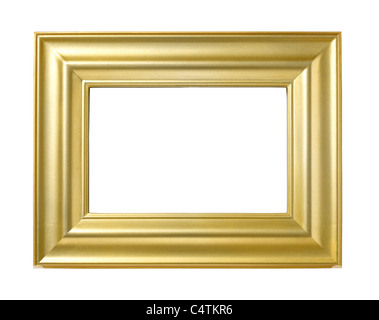 Oro cornice immagine Foto Stock