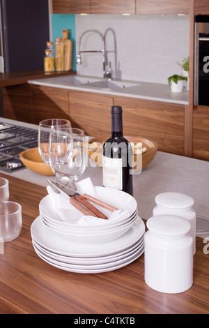 Cucina dettagli Foto Stock