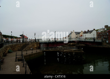 Whitby ponte girevole Foto Stock