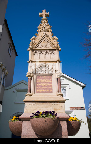 Un memoriale di fontana di Greville Phillimore, Henley-on-Thames, Oxfordshire, England, Regno Unito Foto Stock