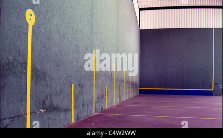 Spagnolo tradizionale pelota corte, di Cabezon de Pisuerga, Valladolid, Spagna Foto Stock