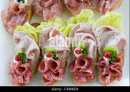 Salumi, a Salisburgo Salzburger Land, Austria Foto Stock