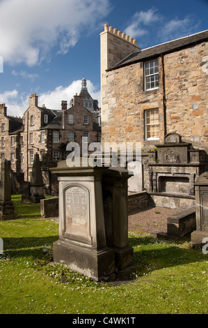 La Scozia, Edimburgo. Greyfriars storico cimitero. Foto Stock