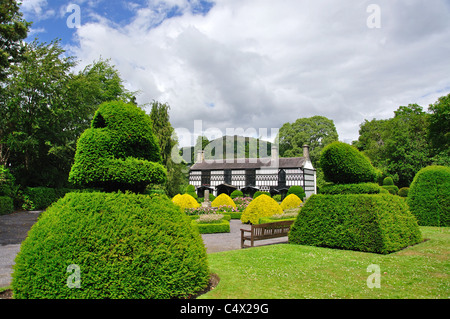 Plas Newydd (ex Casa del "Signore di Llangollen'), Llangollen, Denbighshire (Sir Ddinbych), Wales, Regno Unito Foto Stock