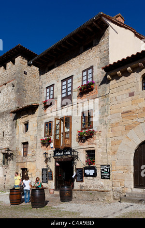 Quadrato di Santillana del Mar, Cantabria, SPAGNA Foto Stock