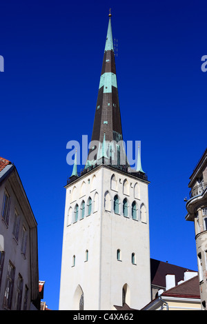 San Olaf è la chiesa, Centro Storico (Città Vecchia), Tallinn, Estonia Foto Stock