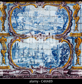 Azulejo, Porto, Portogallo Foto Stock