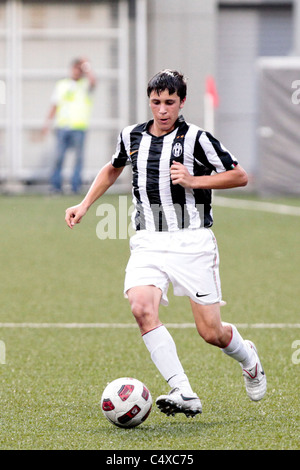 Gili Fabio della Juventus FC U15 in azione durante il ventitreesimo Canon Lion City Cup Foto Stock