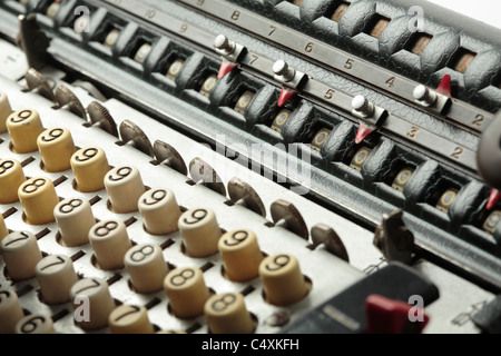 Vendemmia meccanica Monroe Aggiunta di una macchina o calcolatore. Foto Stock