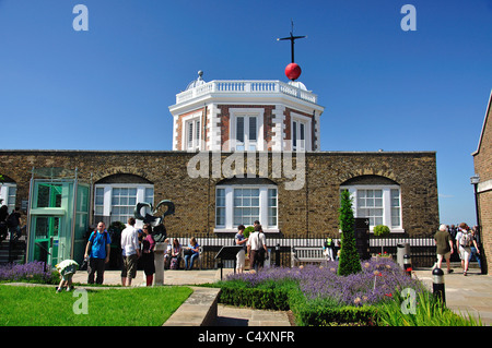 Flamsteed House e il tempo gallerie, Royal Observatory, Greenwich, Borough of Greenwich, Greater London, England, Regno Unito Foto Stock