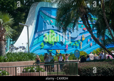 I Mari con Nemo & Amici Padiglione presso Epcot del Parco a Tema di Walt Disney World Resort di Orlando in Florida Foto Stock