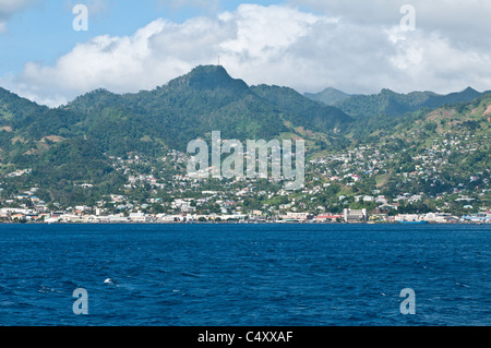 Kingstown capitale porto di St Vincent e Grenadine. Foto Stock