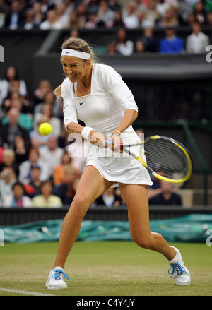 VICTORIA AZARENKA BIELORUSSIA Wimbledon Lawn Tennis Club Wimbledon Inghilterra 24 Giugno 2011 Foto Stock