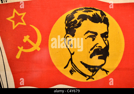 Unione sovietica bandiera Foto Stock