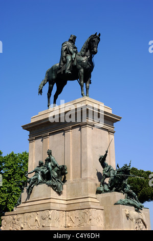 Italia, Roma, Gianicolo, Gianicolo, Gianicolo, monumento Garibaldi Foto Stock