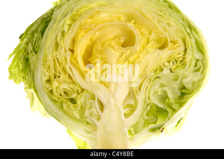 La lattuga iceberg, insalata. Foto Stock