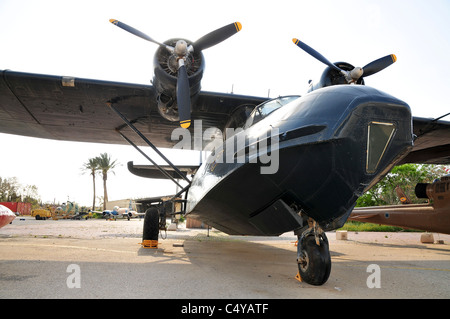 Forza Aerea israeliana costruttiva PBY-6un Catalina flying boat Foto Stock