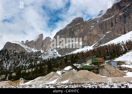 Gruppo Sella, Canazei, Trentino Alto Adige, Dolomiti, Alto Adige, Italia, Europa Foto Stock