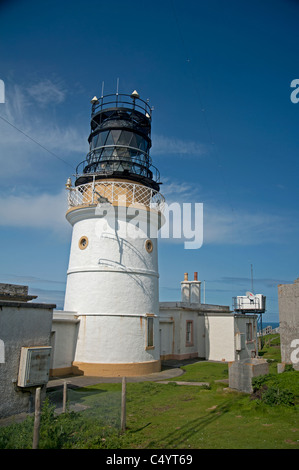 Sumburgh Head Lighthouse Isole Shetland, Scozia. Regno Unito. SCO 7345 Foto Stock