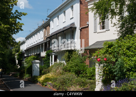 Regency città di Leamington Spa nel Warwickshire, Regno Unito Foto Stock