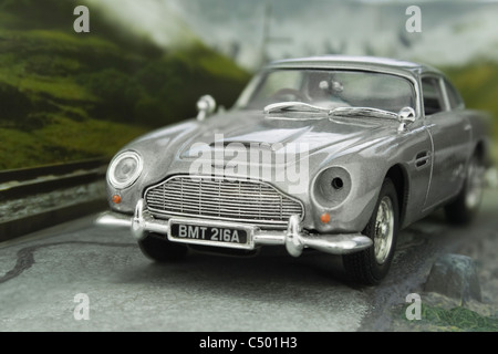 James Bond Aston Martin DB5 modello pressofuso Foto Stock