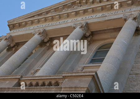 College Universitaire de San Bonifacio university è raffigurato in Winnipeg Foto Stock