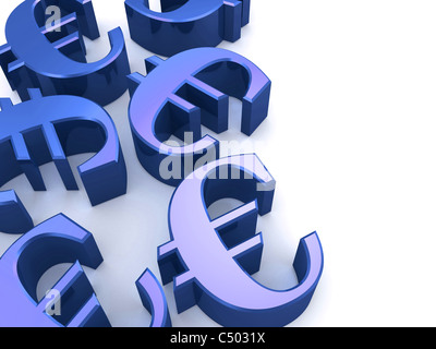 Euro segno Foto Stock