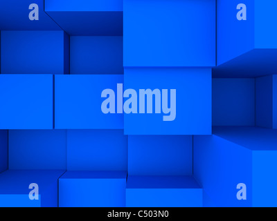 cubi 3d Foto Stock