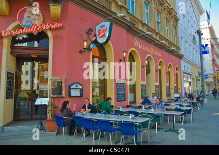 Mariahilferbräu birreria esterno Äusseren Mariahilfer Strasse Vienna Austria Europa centrale Foto Stock