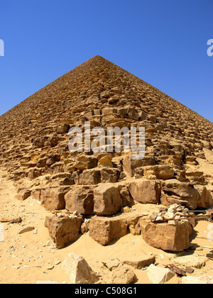 Red piramide a Dahshur Foto Stock