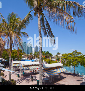 Bayside Marketplace Downtown Miami Foto Stock