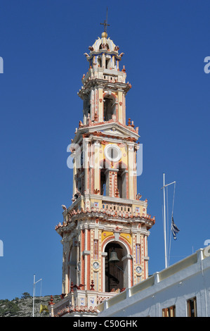 Symi. Isole Dodecanesi. La Grecia. Monastero di Michael di Panormitis / Moni Taxarhou Mihail. Foto Stock