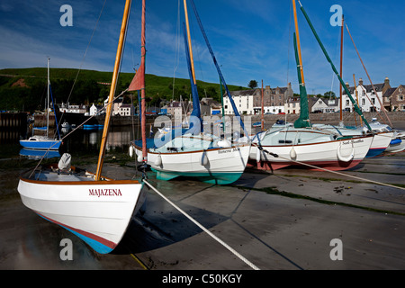 Stonehaven porto in un giorno d'estate, Aberdeenshire, Scozia Foto Stock