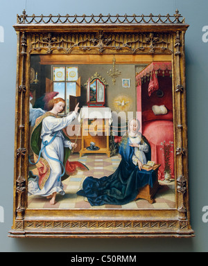 L'Annunciazione, ca. 1525, da Joos van Cleve, Foto Stock