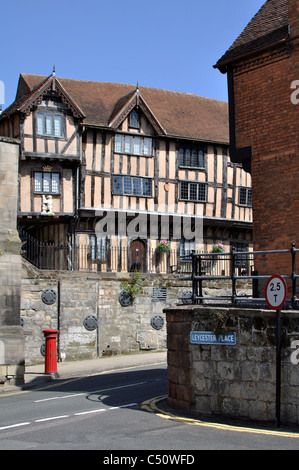 Lord Leycester Hospital, Warwick, Warwickshire, Inghilterra, Regno Unito Foto Stock